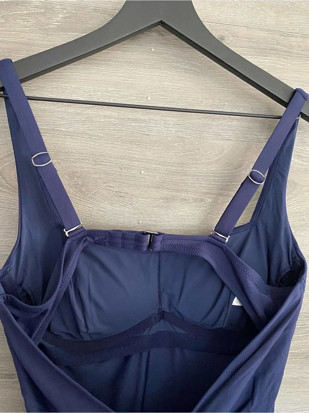 Athleta Square Neck Bra Cup Tankini Swim Top